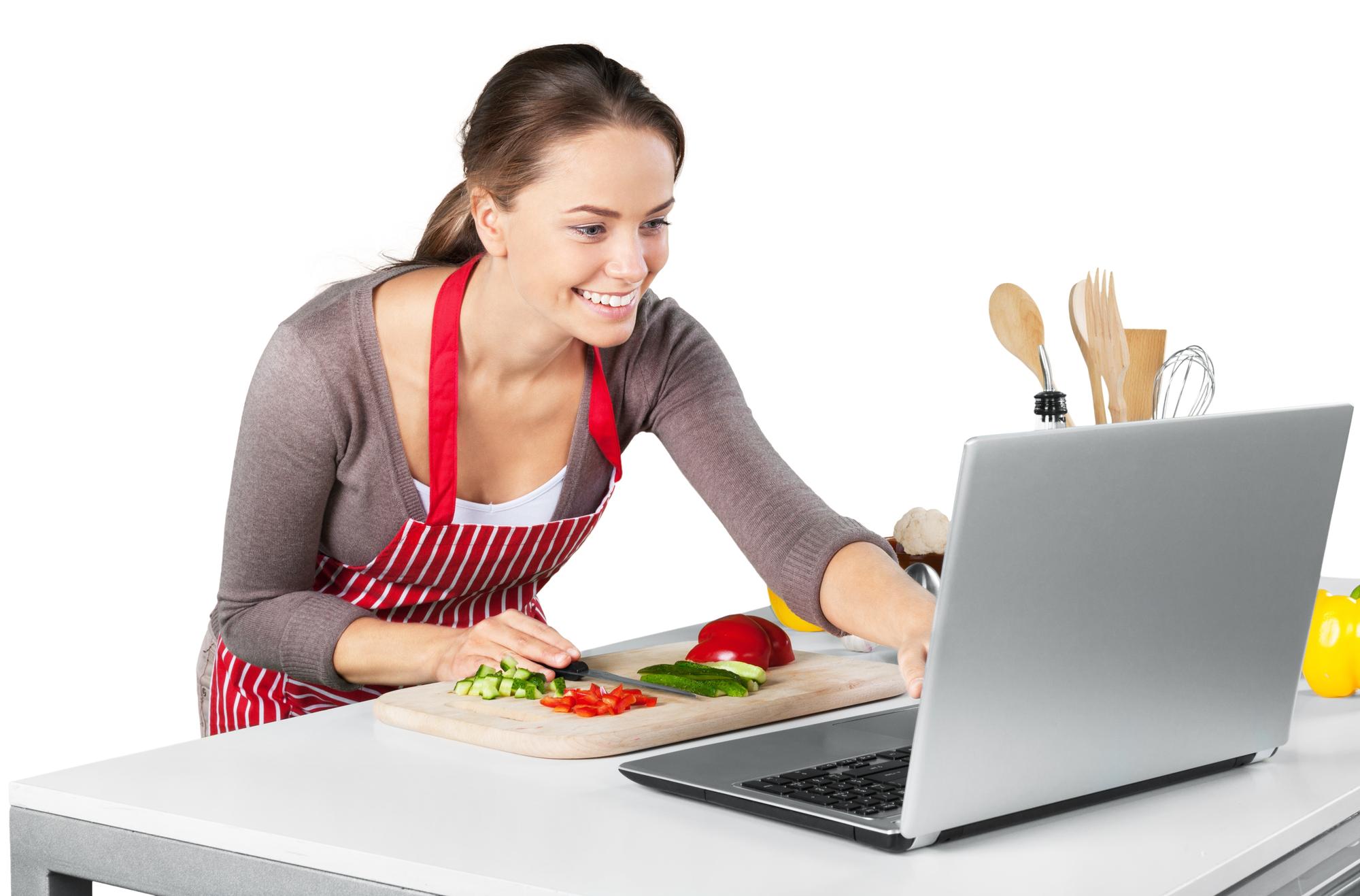Student cooking at home